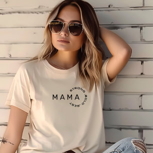 MAMMA enkel typografi Tshirt T Shirt