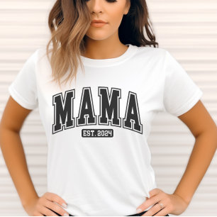 Mamma Est. 2024 T-Shirt - New mamma Gift-Gravid