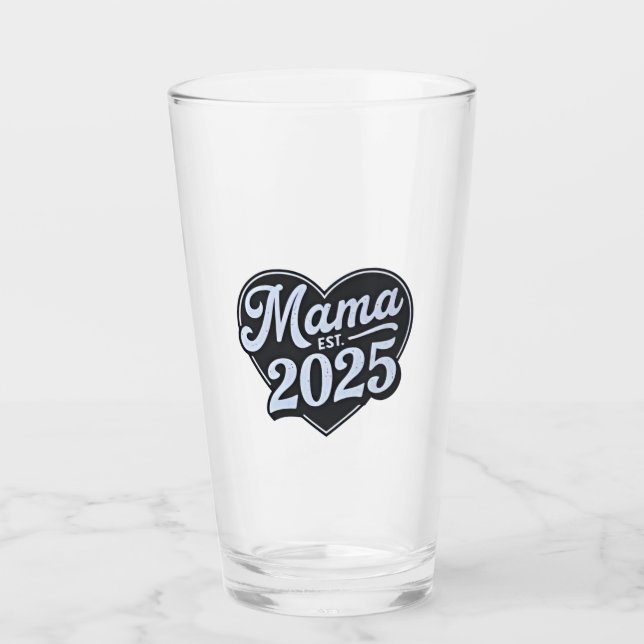 MAMMA est 2025 Gravid Mors dag Mamma ska Glaskopp (Framsida)
