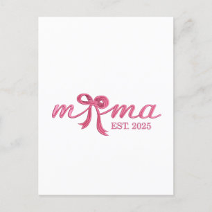 Mamma Est 2025 Hetero Rosa Rosett Coquette Mors Da Vykort