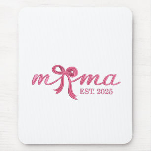 Mamma Est 2025 Shock rosa Bow Coquette Mor Day Musmatta