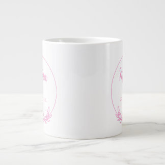 Mamma Est.2025 tröja -Mor present Rosa Minimal - Jumbo Mugg