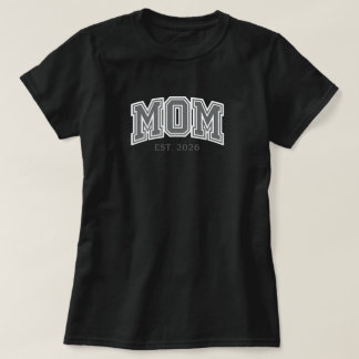 MAMMA EST. 2026 Vintage Universitets Typografi | P T Shirt