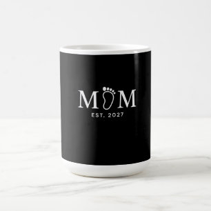 Mamma Est. 2027 Babyspår Ny Mamma Present Kaffemugg