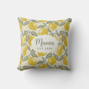 Mamma Est Amalfi-kust Citroner Kuddcover Kudde