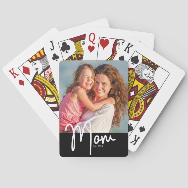 Mamma Est. Fotopresent  Casinokort (Baksidan)