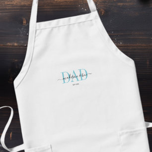 "MAMMA, EST." Personlig, Proud PAPPA'S Långt Förkläde