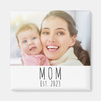 Mamma Establerad Foto Present Magnet