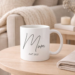 Mamma Establerad Ny Mamma Gåva Kaffemugg