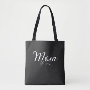 Mamma Establerad Ny Mamma Present Toteväska Tygkasse