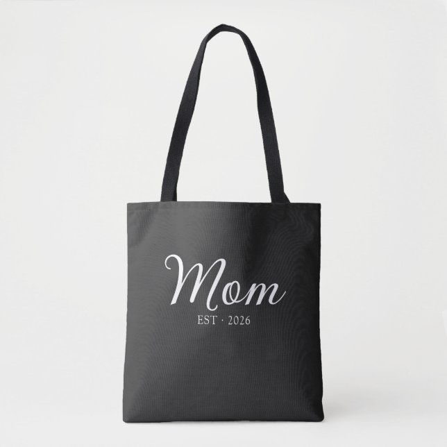 Mamma Establerad Ny Mamma Present Toteväska Tygkasse (Framsida)