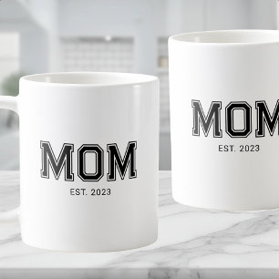 Mamma Establerade Ny Mamma Gåva Kaffe Kaffemugg