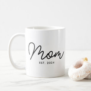 Mamma Establerade Ny Mamma Present Kaffemugg