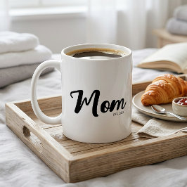 Mamma Establerade Ny Mamma Present Kaffemugg