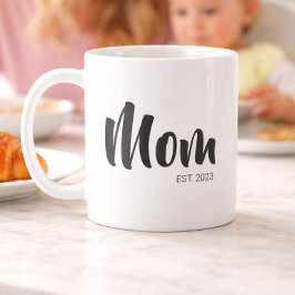 Mamma Establerade Ny Mamma Present Kaffemugg