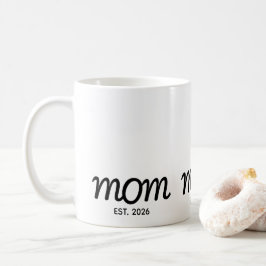 Mamma Establerade Ny Mamma Present Kaffemugg