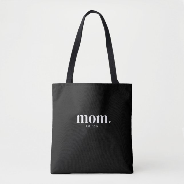 Mamma Establerade Ny Mamma Present Tygkasse (Framsida)
