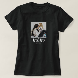 Mamma Established Script Foto T-Shirt
