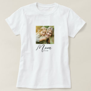Mamma Established Script Foto T-Shirt