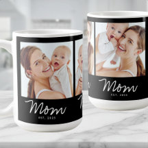 Mamma Established Script Svart 3 Foto