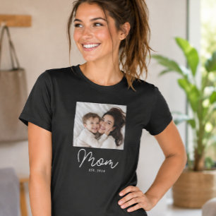 Mamma Establishing Script Foto T Shirt