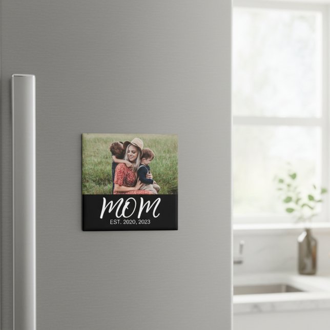 Mamma Estalished Foto Mors Dag Magnet (Skapare uppladdad)