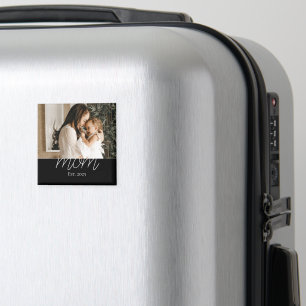 Mamma Estalished Foto Present Magnet