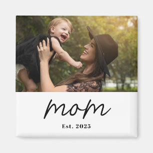 Mamma Estalished Foto Present Magnet