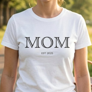 Mamma Estalished New Mamma Present T Shirt