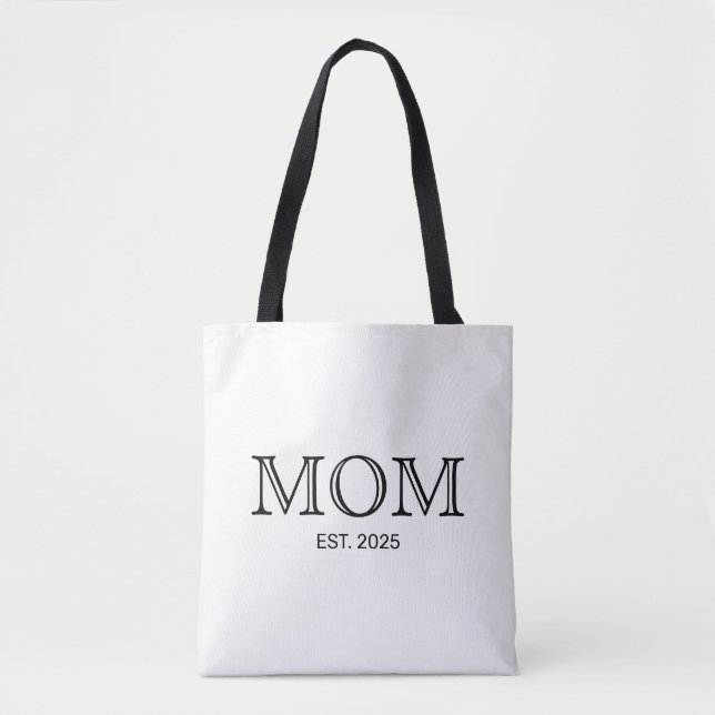 Mamma Estalished Ny Mamma Present Toteväska Tygkasse (Framsida)
