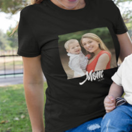 Mamma Estalished Script Foto T Shirt