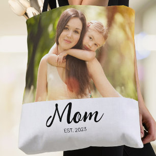 Mamma Estalished Script Foto  Tygkasse