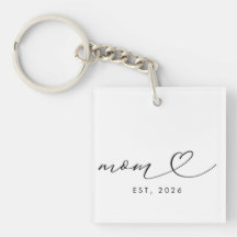 Mamma Estalished Script & Hjärta Ny Mamma Present
