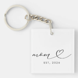 Mamma Estalished Script & Hjärta Ny Mamma Present