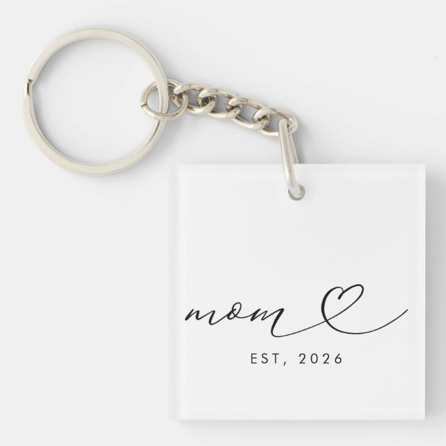Mamma Estalished Script & Hjärta Ny Mamma Present (Framsidan)