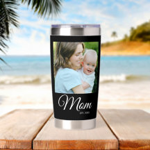 Mamma Estalished Script Svart 2 Bilder 