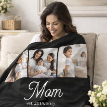 Mamma Estalished Script Svart 3 Foto