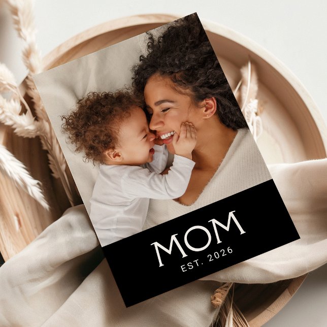 Mamma Estalished Typografi Foto Mors Dag Kort (Skapare uppladdad)