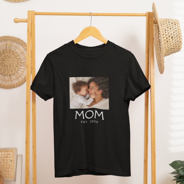 Mamma Estalished Typografi Foto T Shirt (Skapare uppladdad)