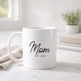 Mamma Estblick Ny Mamma Present Kaffemugg