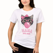 Mamma Estd 2025 Söt Katt