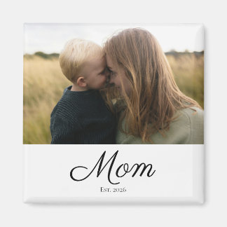 Mamma Etablade Foto Present Magnet