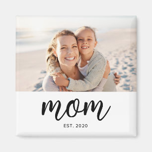 Mamma Etablade Foto Present Magnet