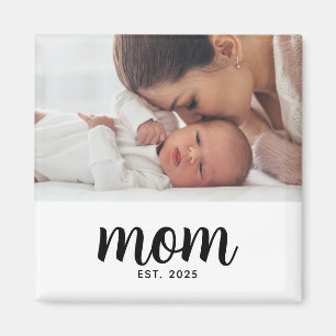 Mamma Etablade Foto Present Magnet