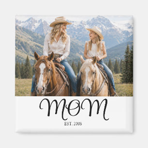 Mamma Etablade Foto Present Magnet