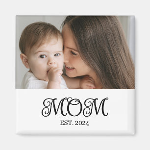 Mamma Etablade Foto Present Magnet