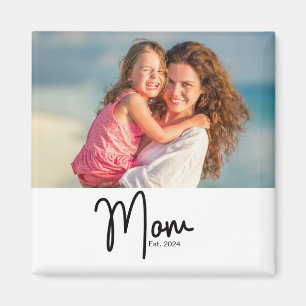 Mamma Etablade Fotogåva Magnet