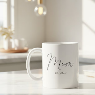 Mamma Etablade Ny Mamma Gåva Kaffemugg