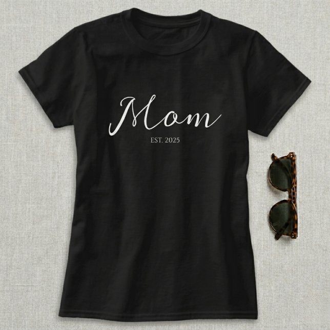 Mamma Etablade Ny Mamma Present T Shirt (Skapare uppladdad)