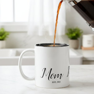 Mamma Etablade Ny Mamma Present Två-Tonad Mugg